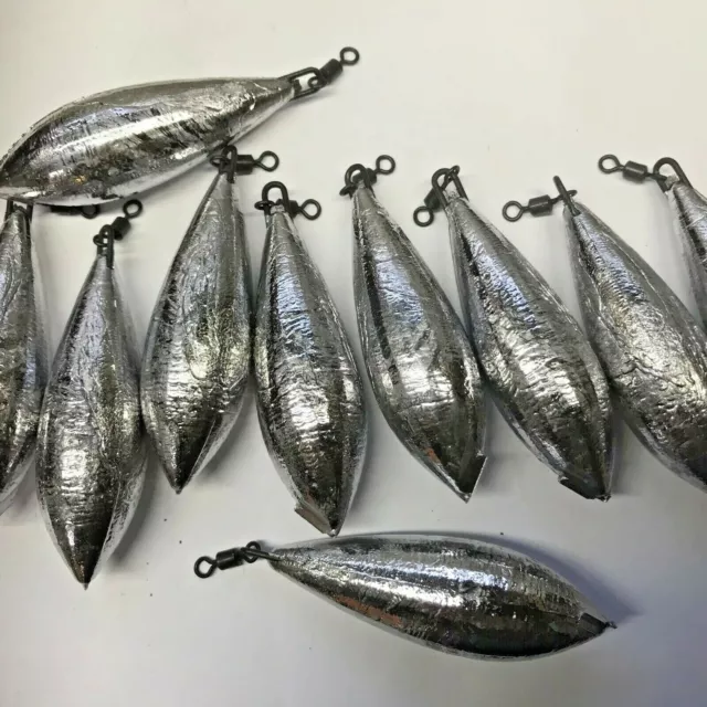 4 OZ. (112 g) (plain lead sinkers) SEA FISHING WEIGHTS check out our carp  items £16.99 - PicClick UK