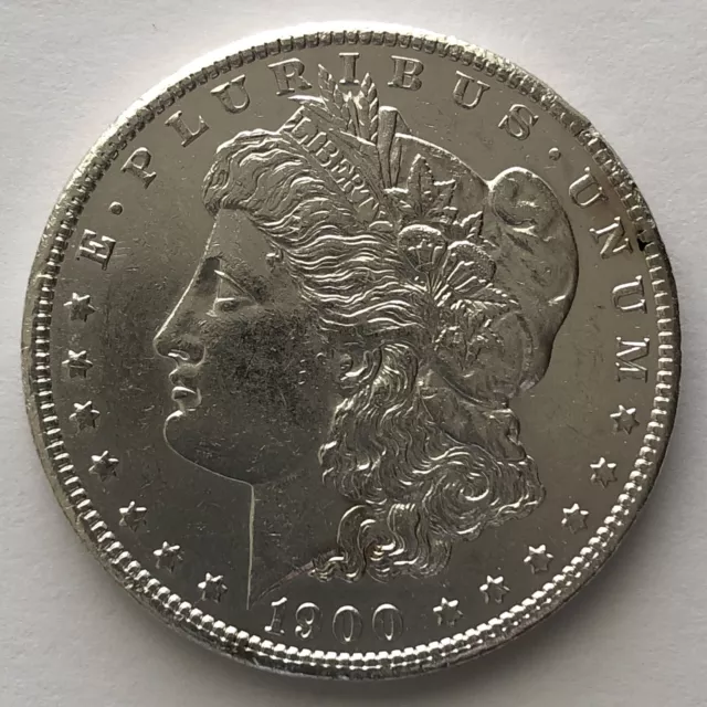 1900 P Morgan Silver Dollar $1 Brilliant Uncirculated BU 90% Silver