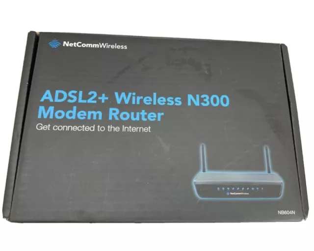 ADSL2  + Wireless N300 Modem Router NetComm Wireless