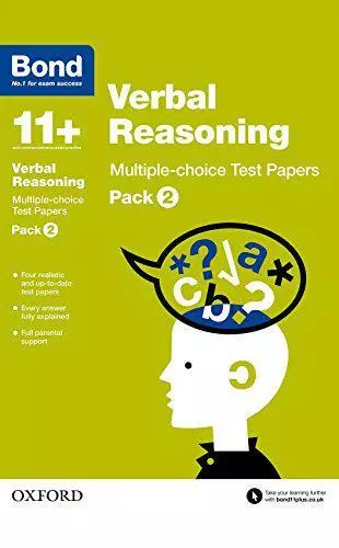 Bond 11+: Verbal Reasoning: Multiple-choice Test Papers: Pack 2 by Down, Frances