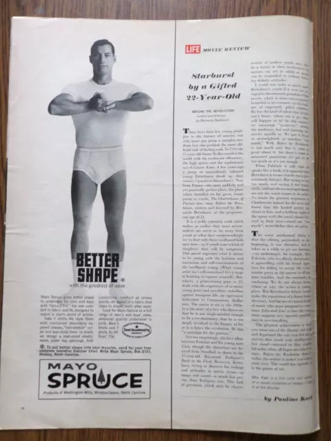 1965 Mayo Spruce Underwear Ad   Better Shape with Greatest of Ease