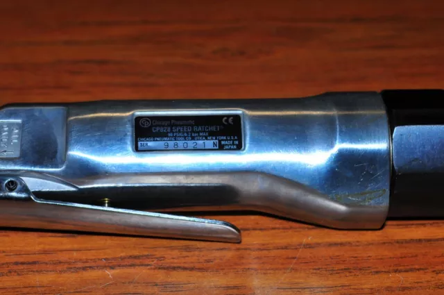 Chicago Pneumatic # 828 3/8"Dr Air Ratchet Max Torque Made In Japan 5