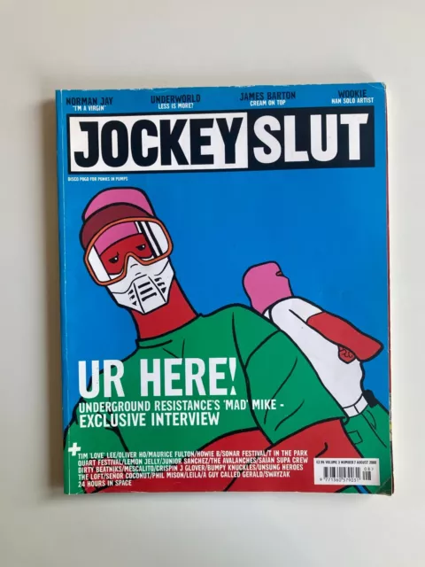 Jockey Slut Magazine Vol 3 No 7 August 2000 Underground Resistance, Underworld