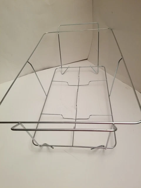 Party Essentials Deluxe Full Size Heavy Duty Chafing Rack, Wire Buffet Rack...