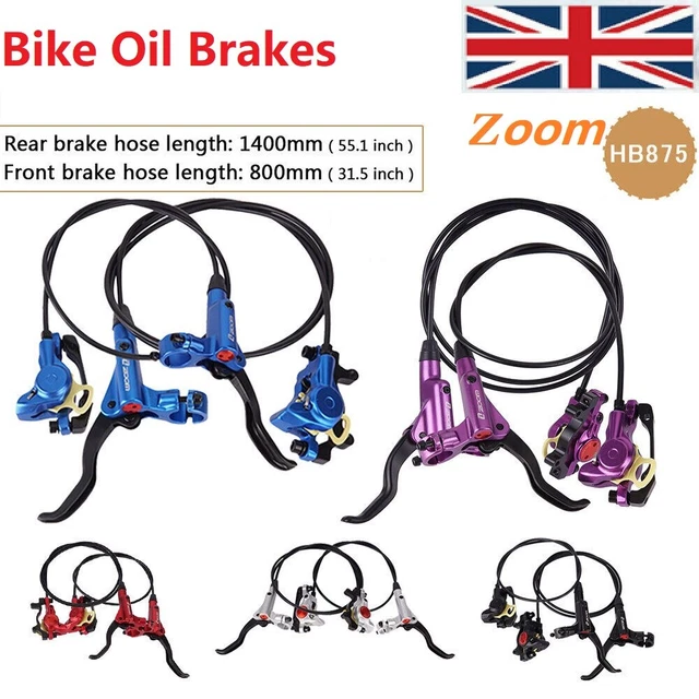 ZOOM HB875 SET Pinze Freno Idraulico a Disco Bicicletta Freno