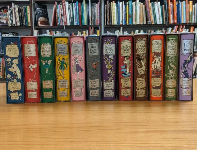 Complete set of Andrew Lang's Fairy Books, First Folio Printings!