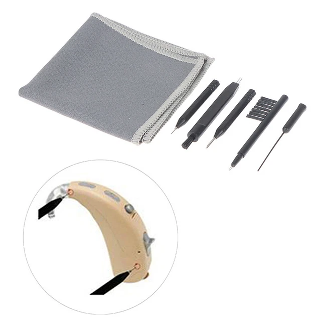 6PCS Hörgerätereinigungswerkzeug Reinigungsputzreinigung Wachs Wachsschleife  ZR