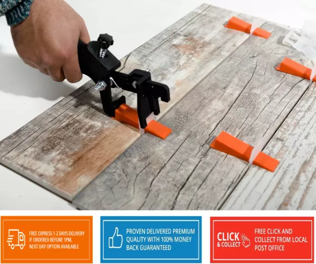 Shmox Tile Levelling Spacer and clips for  Levelling System 1.5mm Qty 2000