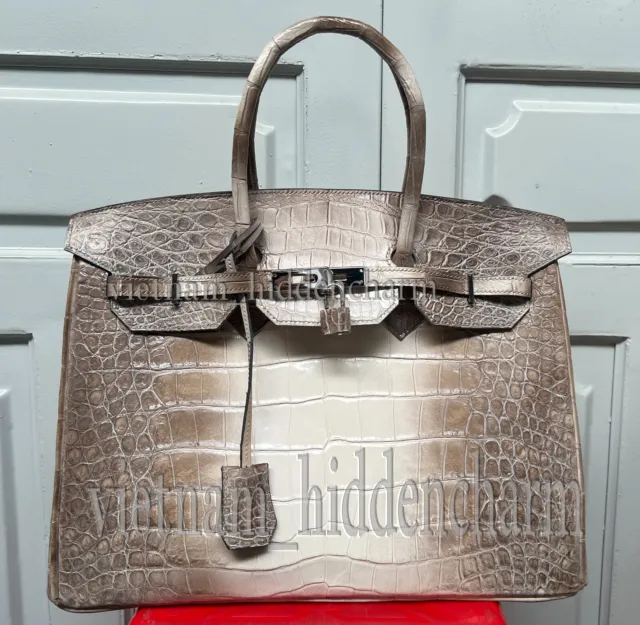 Women Genuine Crocodile/Alligator/Ostrich Skin Handbags - 100% Handmade Bag