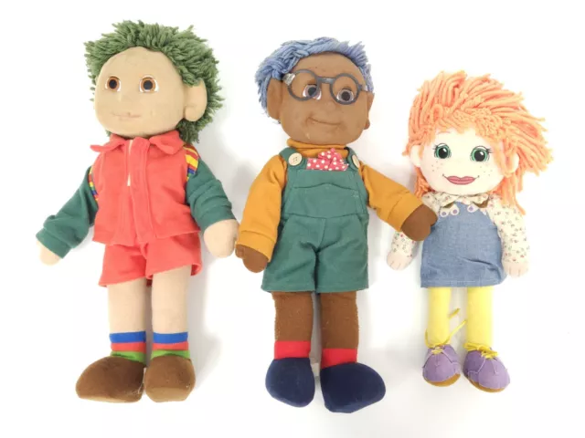 Vintage Tots TV Tilly Tom & Tiny Soft Toys Dolls Collectible Rag Dolls