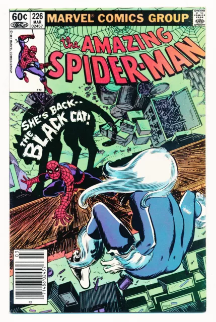 Marvel Amazing Spider-Man #226 Nm 1982  Black Cat Is Back