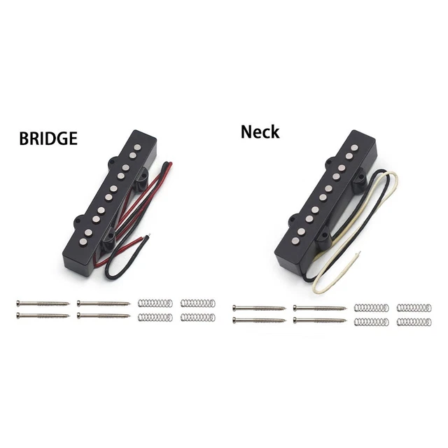 Fügen Sie Ihrem Bass-Sound Leben hinzu mit diesen Vintage Output Jazz Bass Tonabnehmer