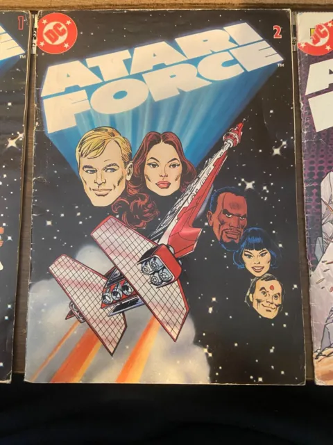 3 Vintage Atari Force Mini Comics 80s - DC - Ross Andru, Dick Giordano 3