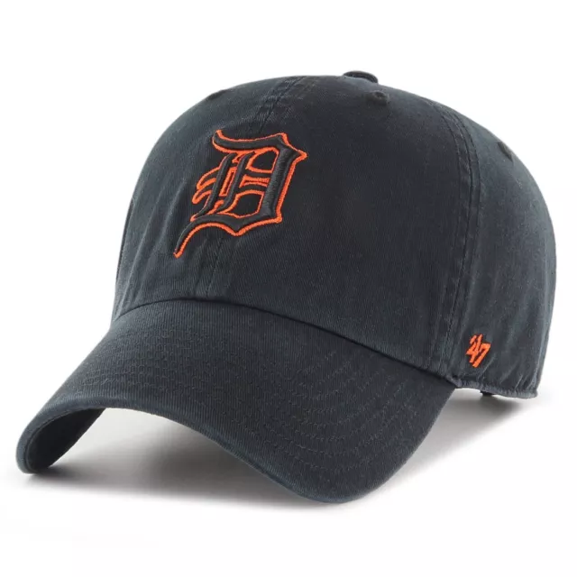 47 Brand Adjustable Cap - CLEAN UP Detroit Tigers schwarz