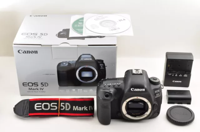 Canon EOS 5D Mark IV 30.4MP Digital SLR Camera SC45470 w/Box Exc+5 :Japan #2057