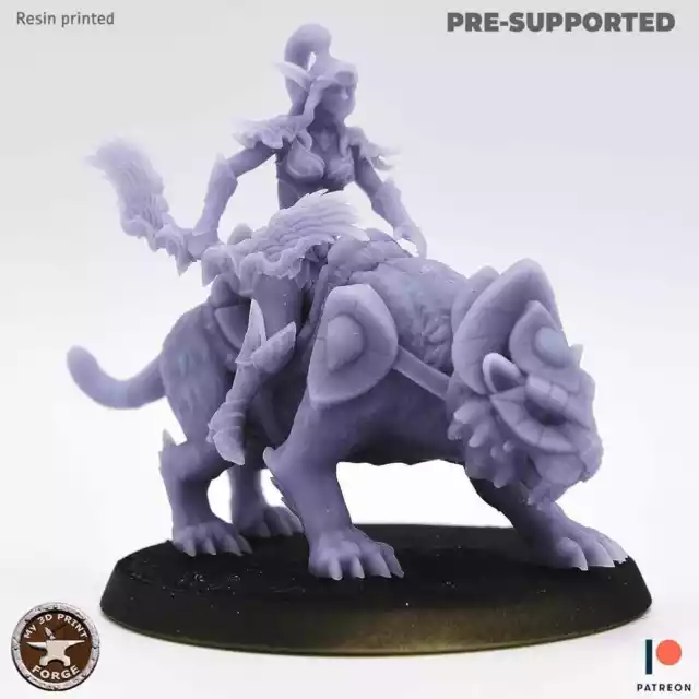 Whisperwind Rider Miniature Tabletop Dungeons and Dragons Wargaming Mini