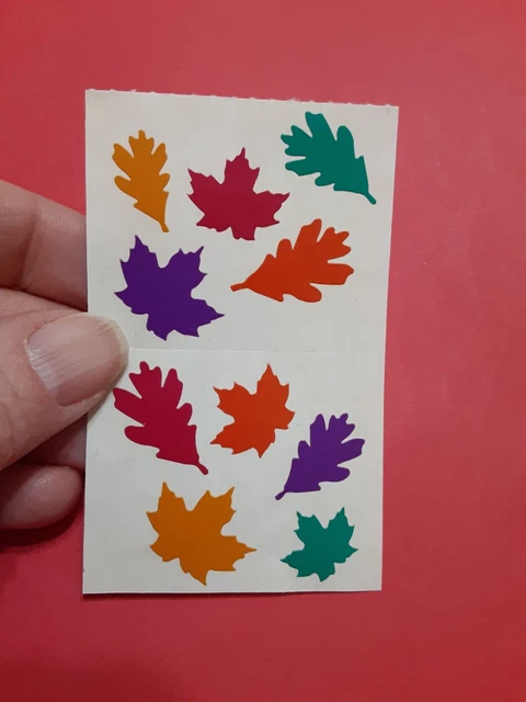 Vintage Mrs Grossman's autumn leaves sticker module