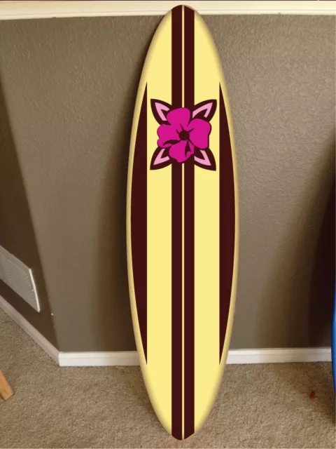 wall hanging surf board surfboard decor hawaiian beach surfing teen beach movie