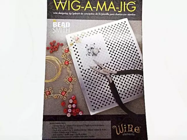 WIG-A-Ma JIG,Thing-A-Ma-JIG the Beadsmith Deluxe jig Kit with Instructions