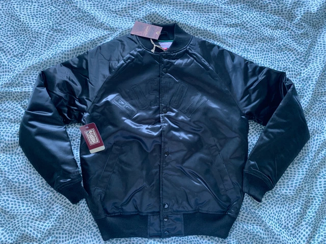 Mitchell and ness tough season satin jacket best sale