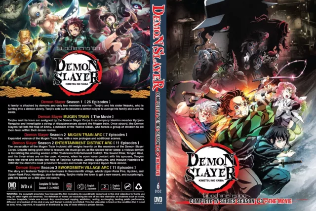Demon Slayer: Kimetsu No Yaiba Season 3 Swordsmith Village Arc DVD English  Dub