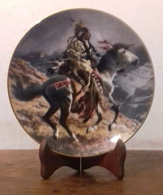 Belle assiette de collection en porcelaine édition limitée