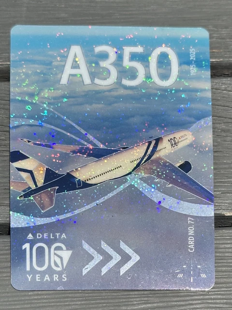thumbnail image 2 of 2016 Delta Air Lines Boeing 747 Pilot Trading Card – #42 – RARE Collector's Item 2 of 2
