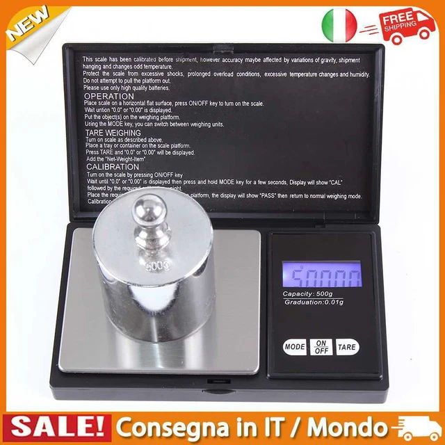 IT Digital 500g 0.1g High Precision Gram Scale Electric LCD Display Jewelry Scal