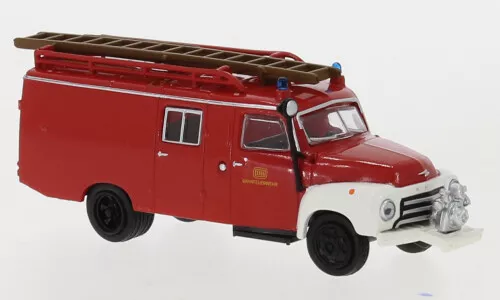 Brekina 35403 - 1/87 Opel Blitz LF 8, DB Bahnfeuerwehr, 1952 - Neu