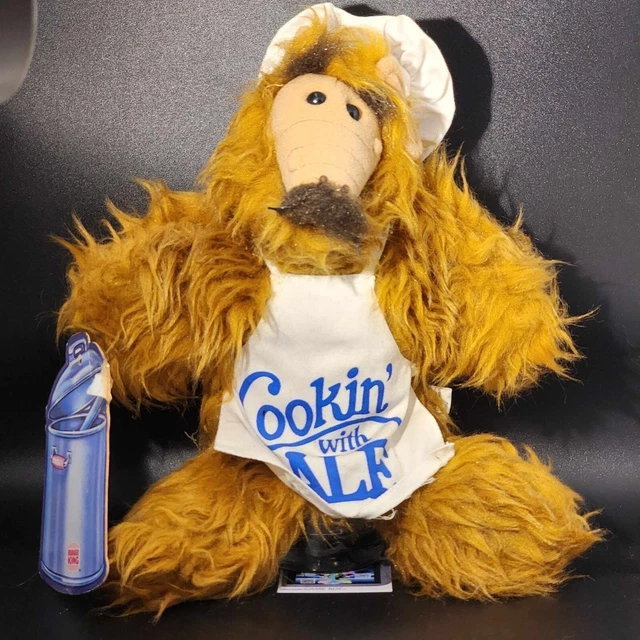 VINTAGE COOKING WITH Alf Burger King Hand Puppet Plush 1988 w/ Original ...