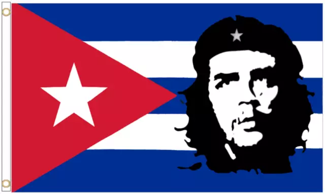 Che Guevara Cuba Polyester Flag - Choice of Sizes