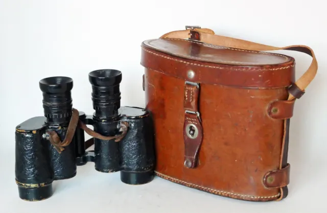 Antique Hunsicker & Alexis 8x military binoculars