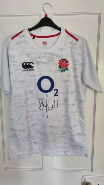 Owen Farrell England Captain, All Time Points Scorer Signed England Rugby Shirt