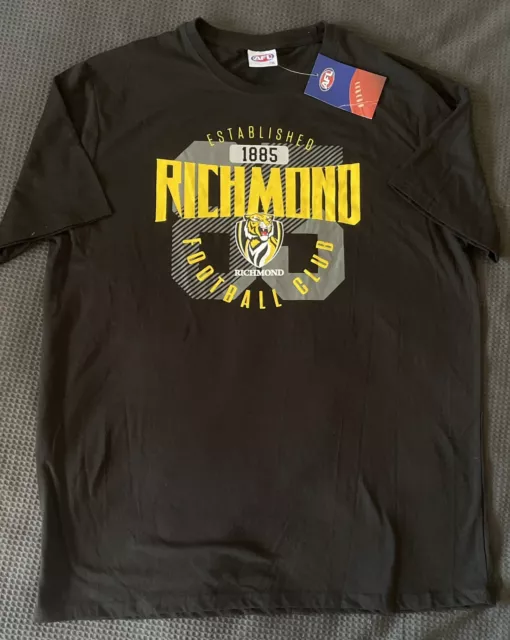Richmond Tigers AFL Football Club Men’s Tshirt - Size 2XL  BNWT