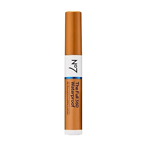 Rímel impermeable No7 The Full 360 7 ml - negro