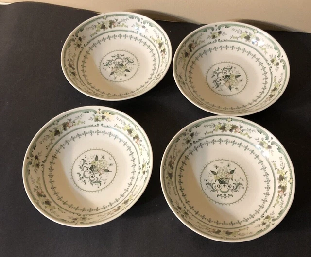 4 Royal Doulton ‘PROVENCAL’ 6 3/4” Cereal/Soup/Salad Bowls