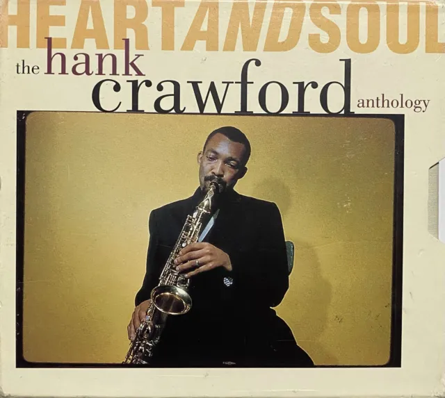HANK CRAWFORD - Heart And Soul: Anthology 2CD Digipak 1991 Rhino *Cover Wear*