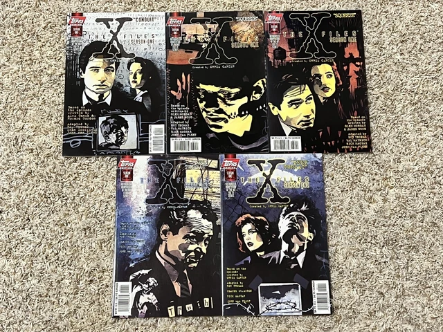 X FILES: Season One Lot Of 5 Comics - Conduit, Squeeze & Deep Throat-2 Variants