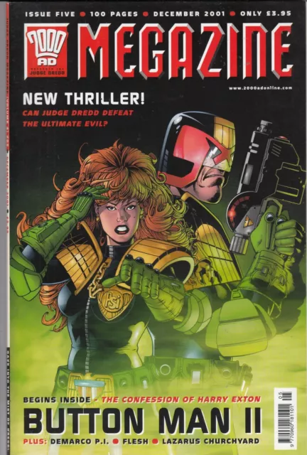 JUDGE DREDD Megazine VOL 4  #5 2001 - Ellis - Near Mint REDUCED PRICE