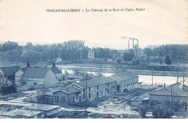 95 - n°74591 - PERSAN-BEAUMONT - Le Château de la Soie et l'India Ruber