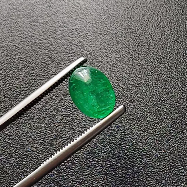 6.0 Ct Certified Natural Beautiful Cabochon Colombian Emerald Loose Gems Y-015 3