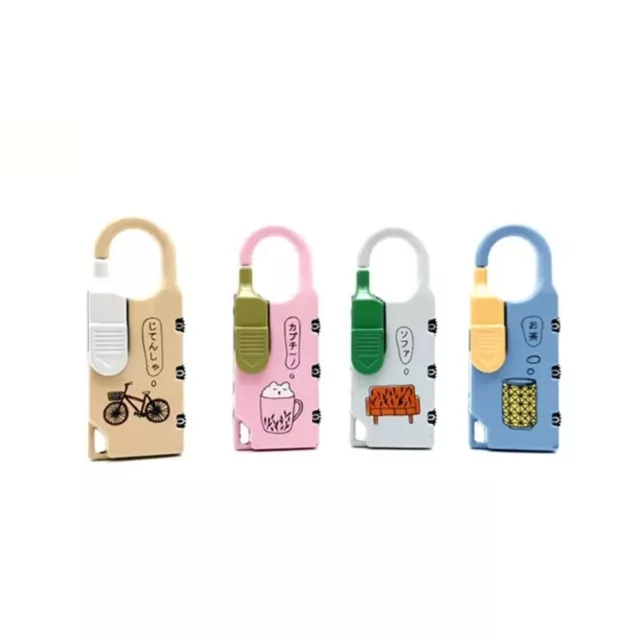 Random Color Dormitory Cabinet  Lock Zinc alloy Backpack Zipper Lock  Travel