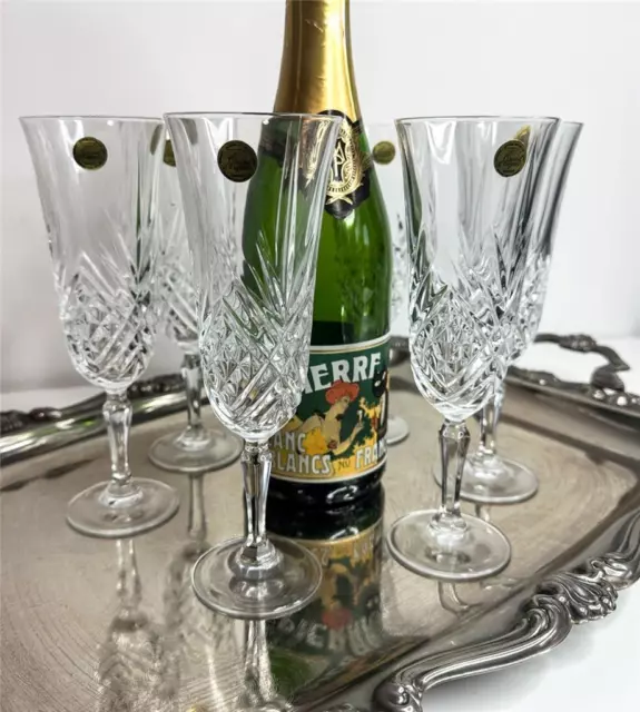 https://www.picclickimg.com/mP4AAOSw2vhklwDn/6-CRISTAL-DARQUES-Champagne-Flutes-Provence-Pattern-Lead.webp