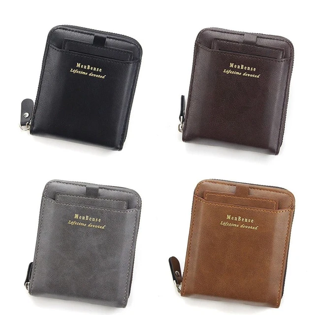 Portafoglio Donna In Pelle PU Con Blocco RFID - Grande Capacità E Ciondolo Foglia - Foto 6