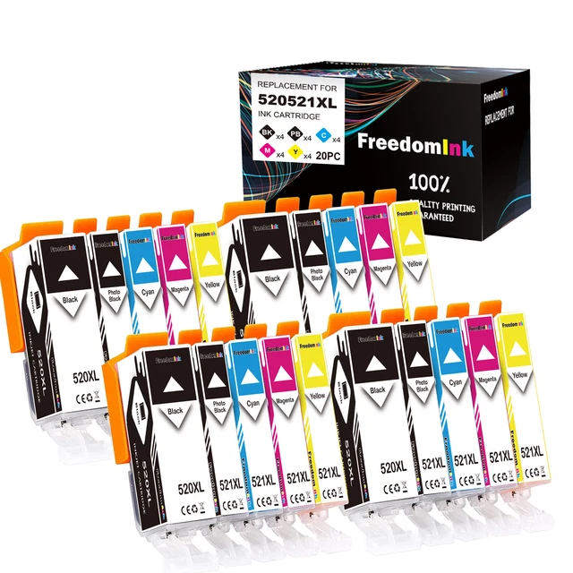20x Patronen für Canon Pixma IP3600 MP550 MP560 MX870 IP4600 IP4700 MIT CHIP