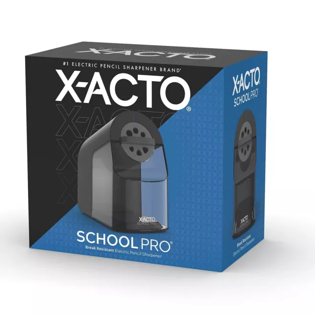 X-Acto School Pro Classroom Electric Pencil Sharpener Black/Gray 1670