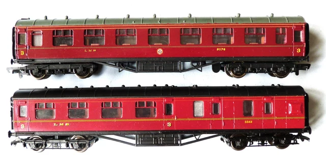 MAINLINE/ REPLICA/ DAPOL 4 LMS Stanier Comp/Full Brake/All Brake- 3rd ...