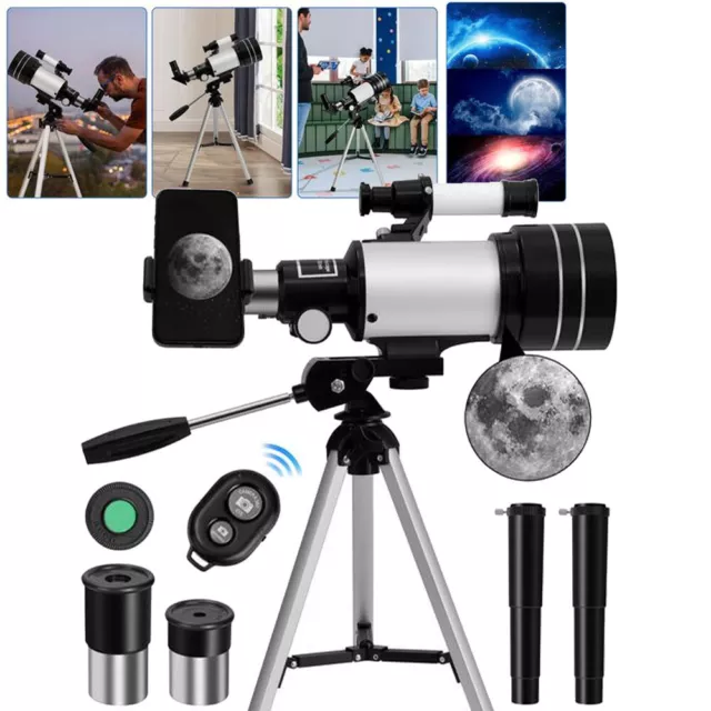 Professional Astronomical Telescope High Tripod Lunar Mirror Space HD Viewing