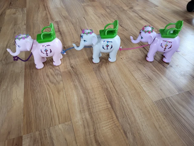 Set Of 3 Mattel Barbie Island Princess Tiki Elephants