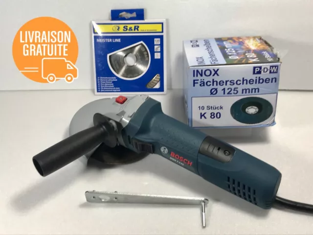 Bosch Professional meuleuse angulaire GWS 7-125 + 39€ Disques Neufs